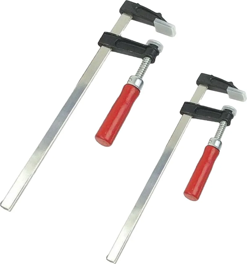 Snelspan lijmklemmen set - 2x - verzinkt staal - bereik 150 en 200 mm - lijmtang de Brüder Mannesmann, Multicolore – image du produit