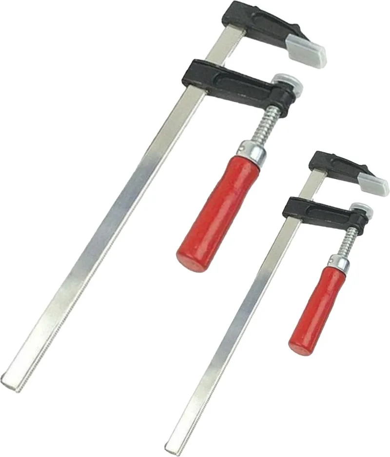 Snelspan lijmklemmen set - 4x - verzinkt staal - bereik 200 en 250 mm - lijmtang by Brüder Mannesmann, Multicolour – product image