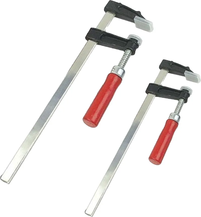 Snelspan lijmklemmen set - 4x - verzinkt staal - bereik 200 en 300 mm - lijmtang von Brüder Mannesmann, Mehrfarbig – Produktbild