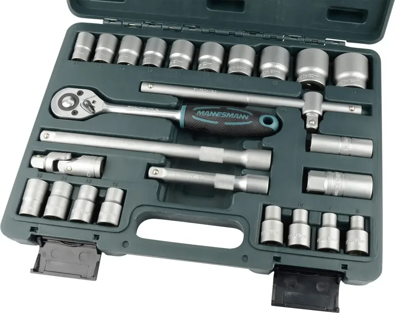 Steckschlüsselsatz 25teilig M29080 by Brüder Mannesmann – product image