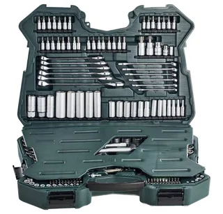 Steckschlüsselsatz metrisch 1/4 (6.3 mm), 3/8 (10 mm), 1/2 (12.5 mm) 215teilig M98430 de Brüder Mannesmann – image du produit 5 sur 5