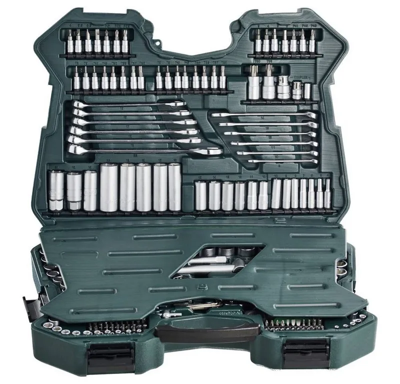Steckschlüsselsatz metrisch 1/4 (6.3 mm), 3/8 (10 mm), 1/2 (12.5 mm) 215teilig M98430 de Brüder Mannesmann – image du produit 5 sur 5