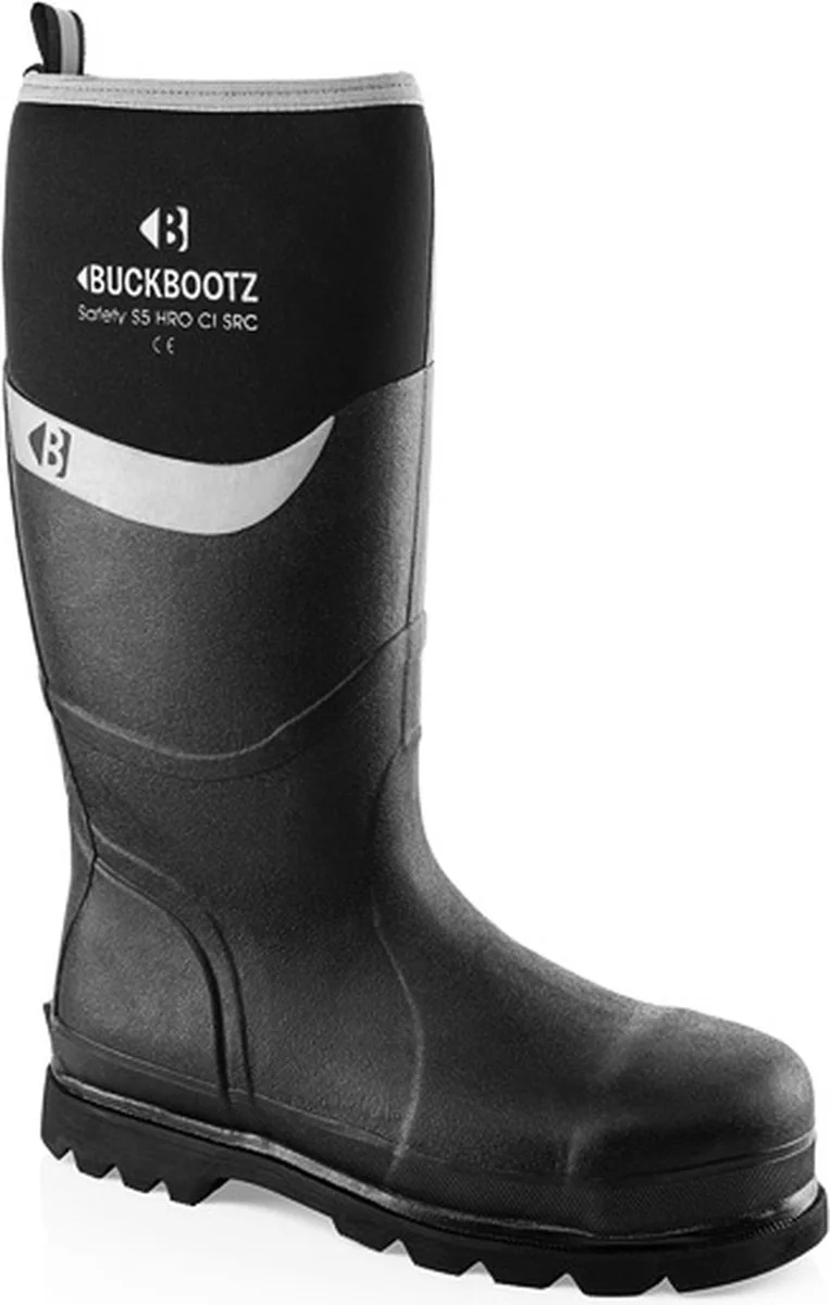BBZ6000 S5 Werklaars van BuckBootz, Zwart – productafbeelding