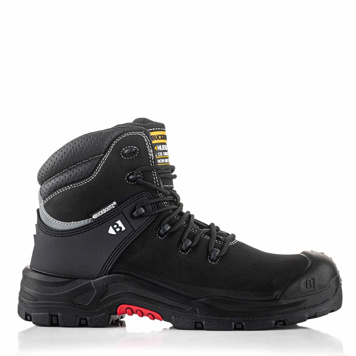 Nubuckz Instapper NKZ102BLK S3S 2.0 - Zwart fra BuckBootz, Sort, 42 – produktbillede