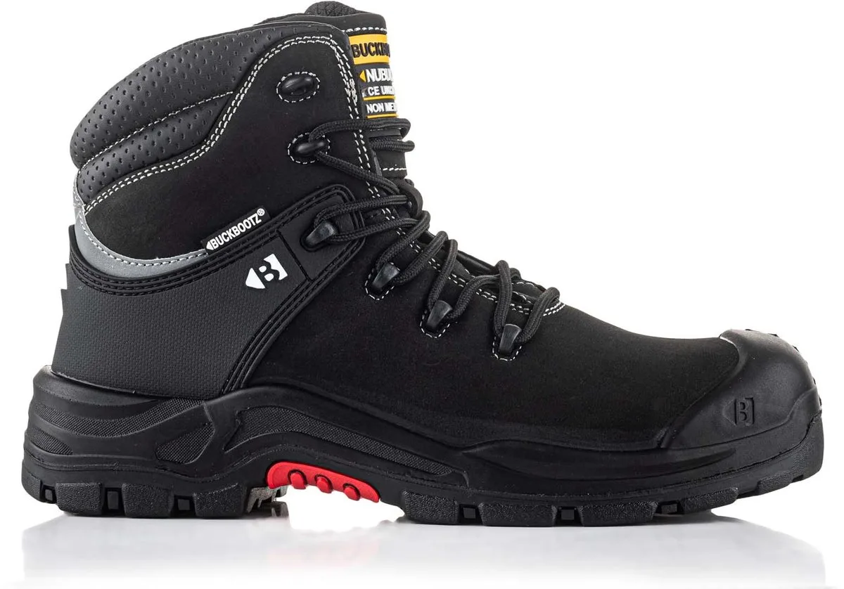 Nubuckz Instapper NKZ102BLK S3S 2.0 - Zwart van BuckBootz, Zwart, 46 – productafbeelding