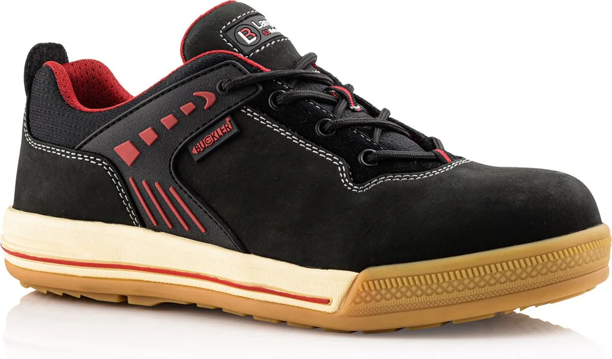 SAM BK Tradez Trainer | Black | Werkschoen by BuckBootz, Black, 47 – product image