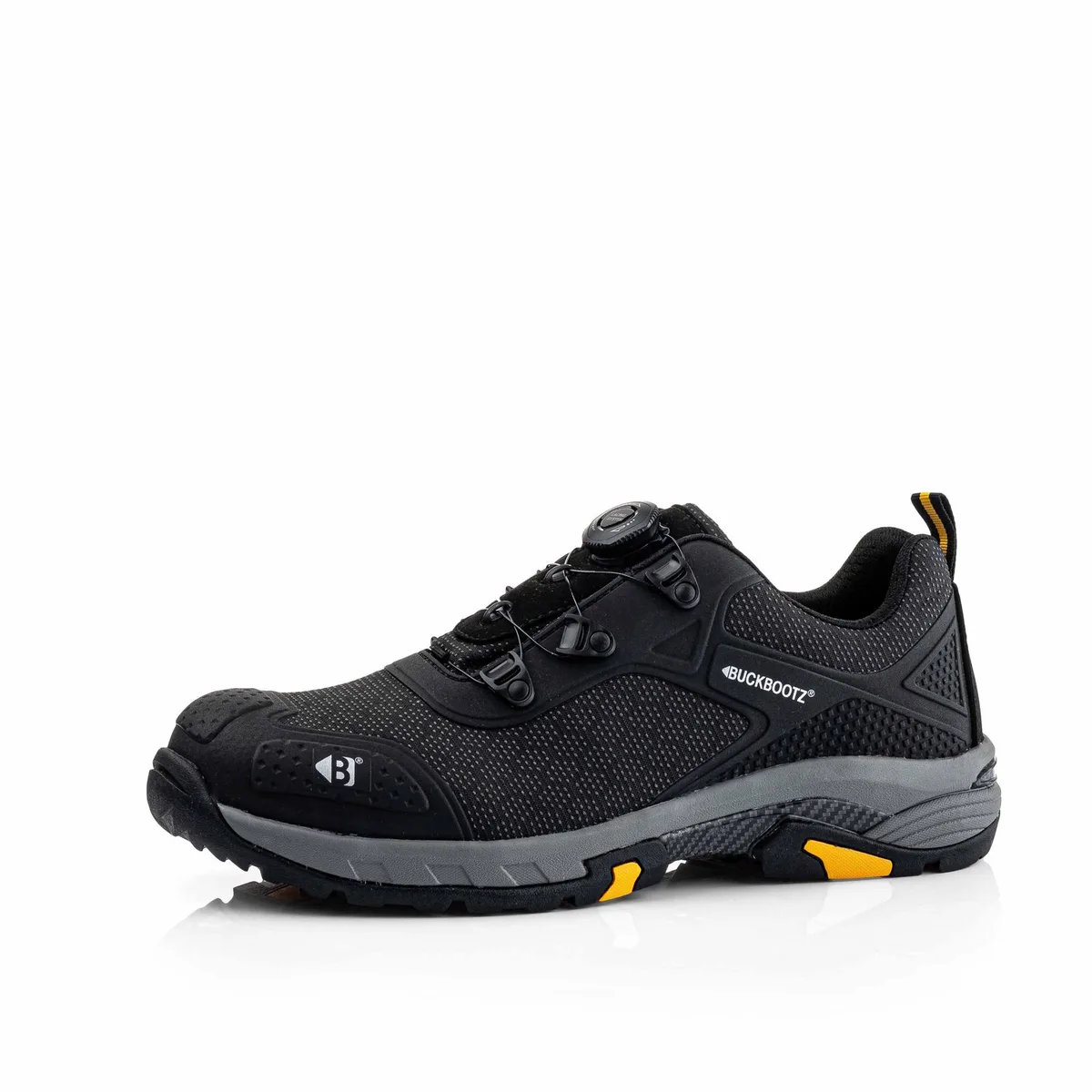 Tradez Wheelz Laag S1PS - Zwart von BuckBootz, Schwarz, 42 – Produktbild