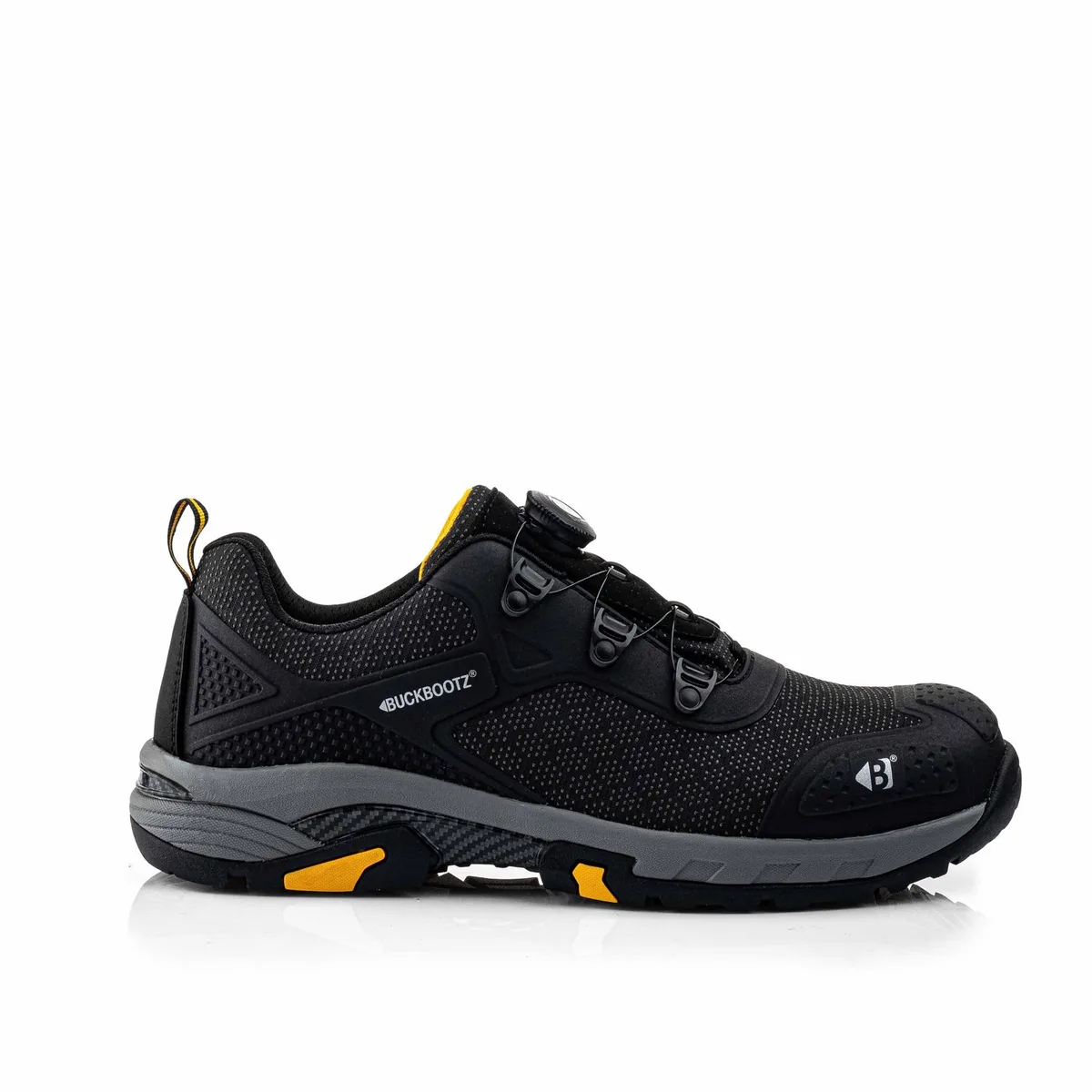 Tradez Wheelz Laag S1PS - Zwart von BuckBootz, Schwarz, 44 – Produktbild