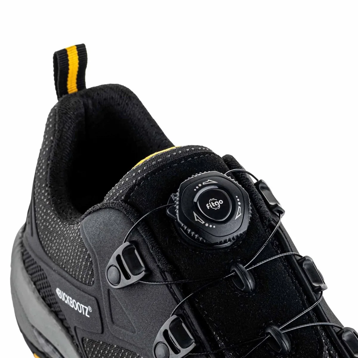 Tradez Wheelz Laag S1PS - Zwart fra BuckBootz, Sort, 46 – produktbillede