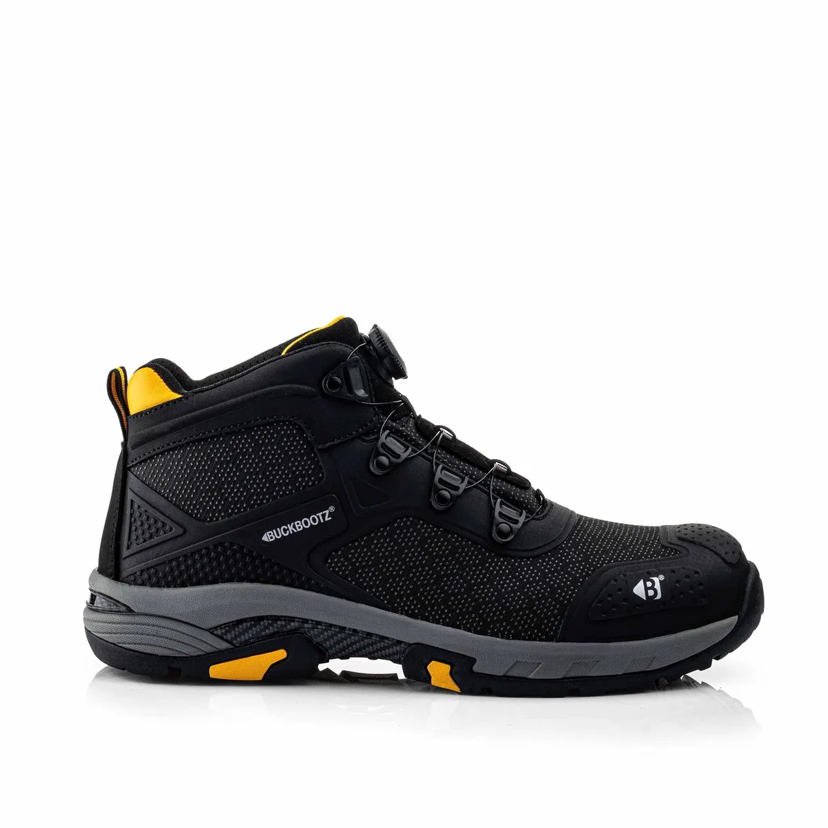 Tradez Wheelz Mid S1PS - Zwart de BuckBootz, Noir, 40 – image du produit