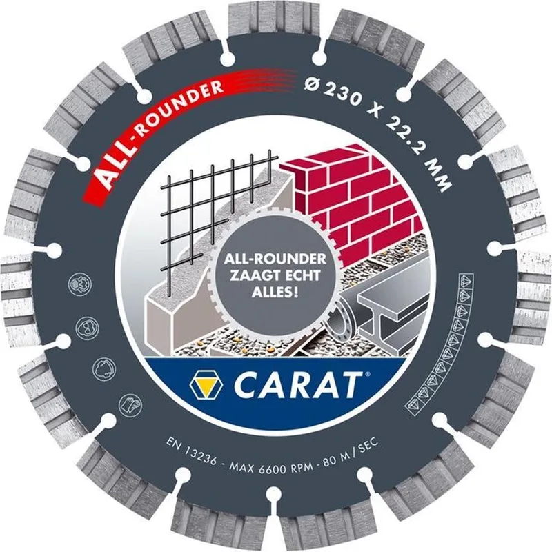 ALL-ROUNDER MASTER Diamantschijf 125x22,23mm - CEB1253010 van Carat – productafbeelding