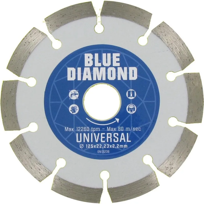 BLUE DIAMOND Diamantschijf universeel 115x22,23mm - CEBD115310 van Carat – productafbeelding