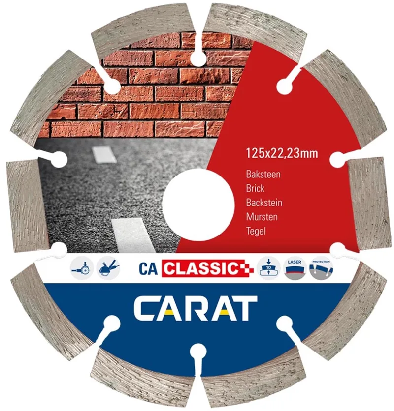 CAC1253000 Diamantzaagblad voor droogzagen - 125 x 22,23mm - Asfalt de Carat – image du produit
