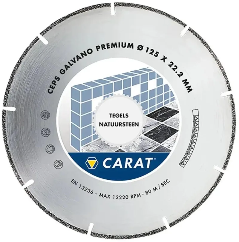 Carat 125x22,23mm GALVANO CEPS CLASSIC Diamantschijf - CEPS125300 de Carat – image du produit