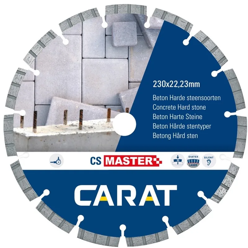 Carat 125x22,23mm MASTER Diamantschijf beton/hard steen - CS - CSM1253000 de Carat – image du produit