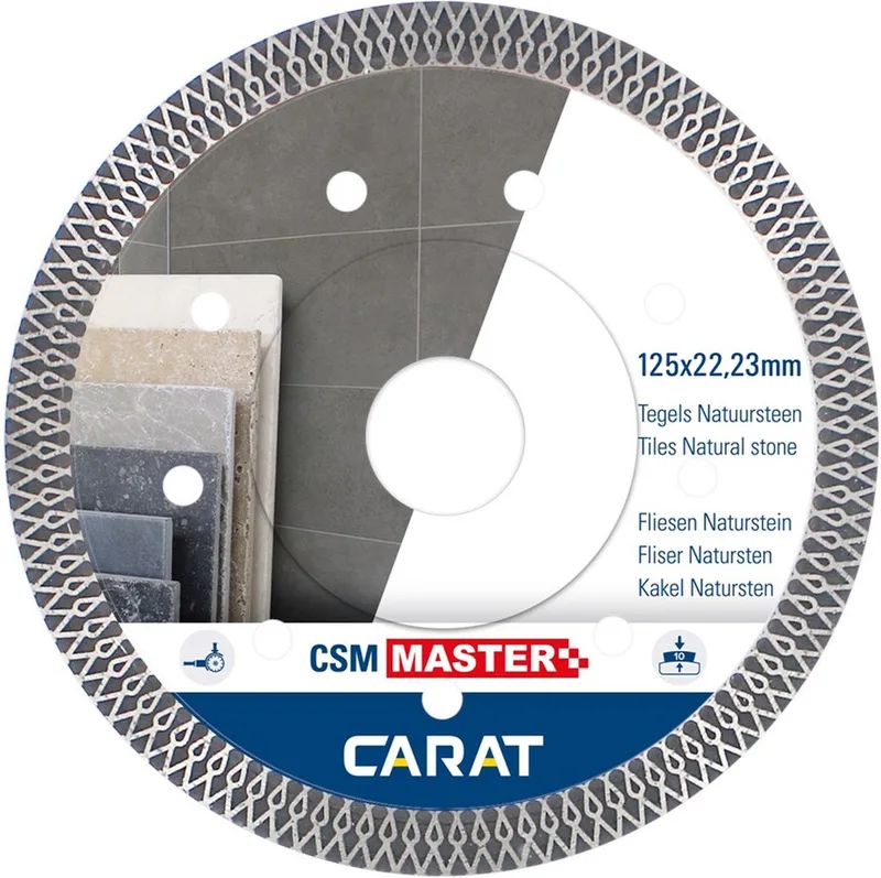 Carat 125x22,23mm MASTER Diamantschijf natuursteen/tegels - CSM - CSMM125300 von Carat – Produktbild