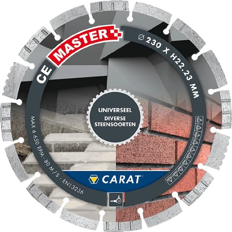 Carat 140x22,23mm MASTER Diamantschijf universeel - CE - CEM1403000 van Carat – productafbeelding
