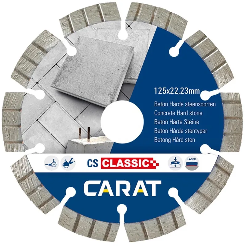 Carat 150x22,23mm CLASSIC Diamantschijf beton/hard steen - CS - CSC1509000 de Carat – image du produit