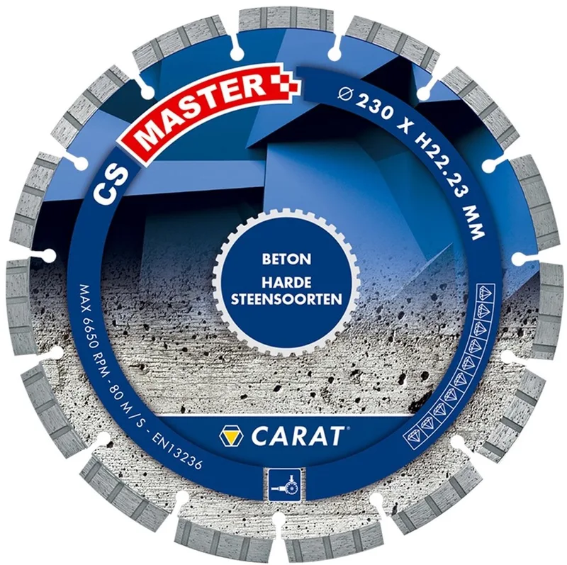 Carat 230x22,23mm MASTER Diamantschijf beton/hard steen - CS - CSM2303000 von Carat – Produktbild