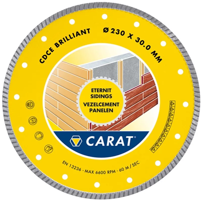 CDCEM150500 CDCE Brilliant Diamantdoorslijpschijf - 150 x 30mm - vezelcement en eternit von Carat – Produktbild