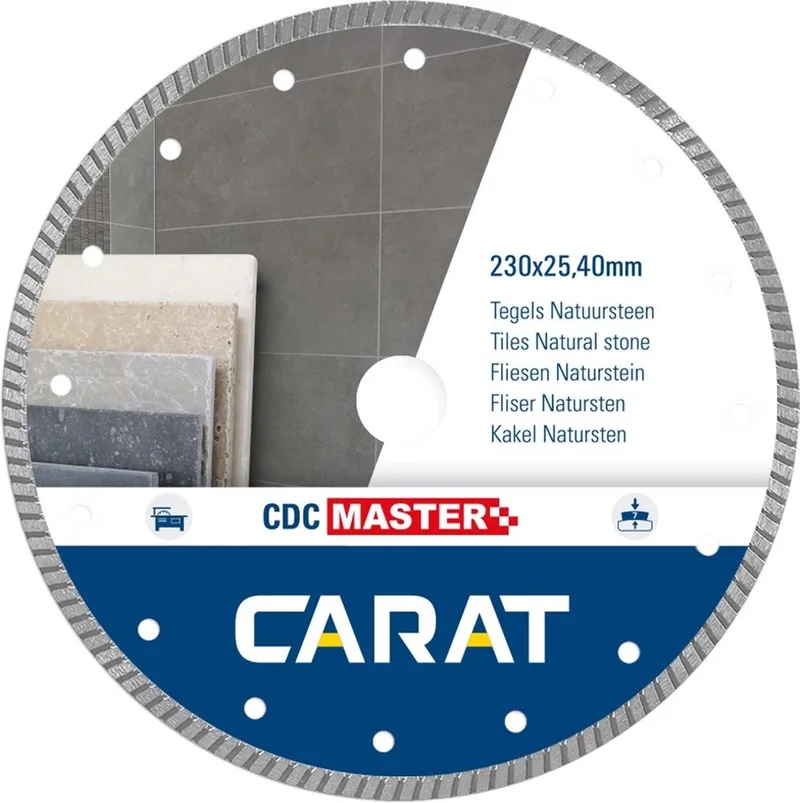 CDCM180400 Diamantzaagblad voor natzagen - 180 x 25,4mm - Tegels de Carat – image du produit