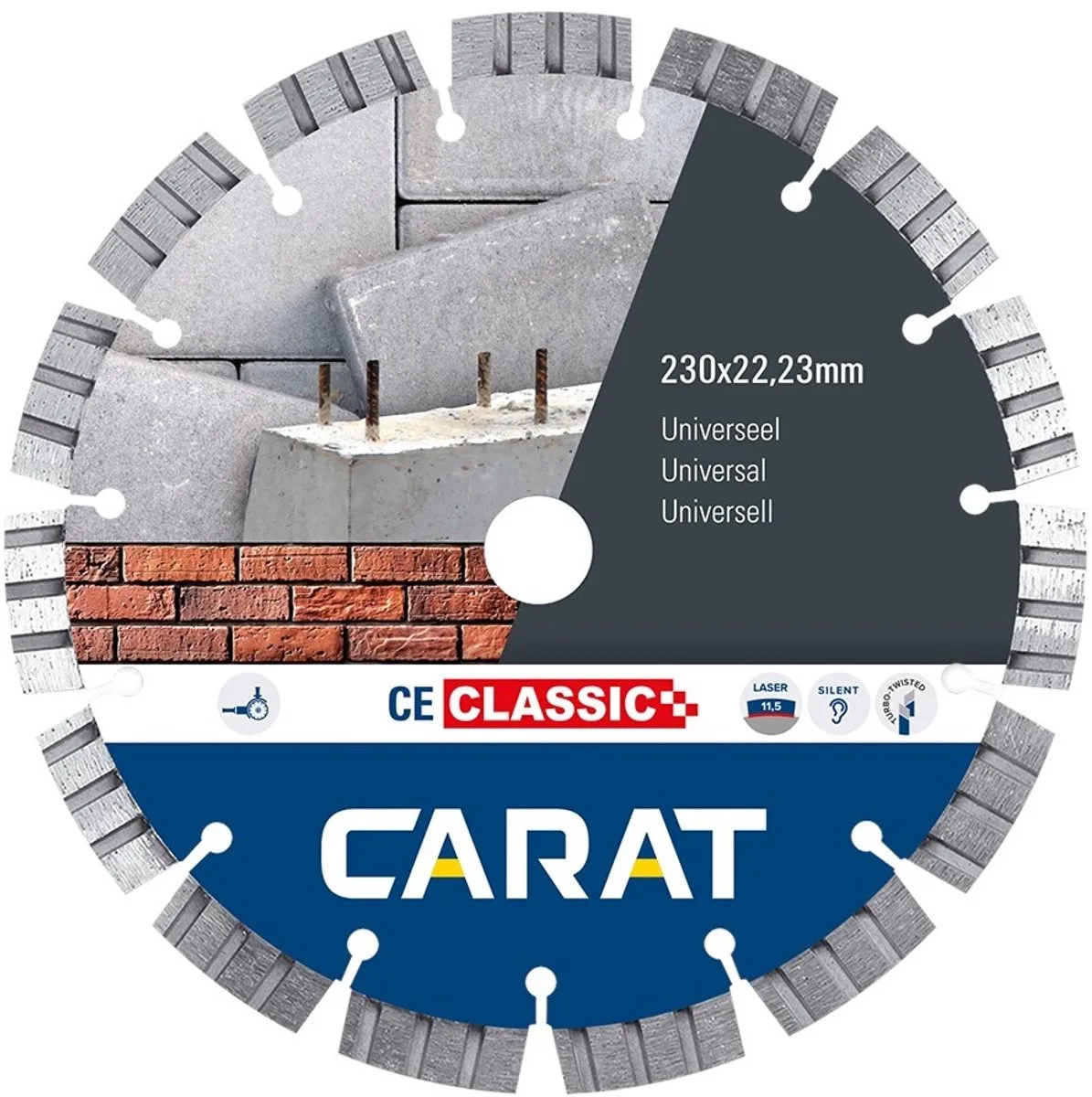 CE CLASSIC Diamantschijf universeel 230x22,23mm - CEC2303000 van Carat – productafbeelding