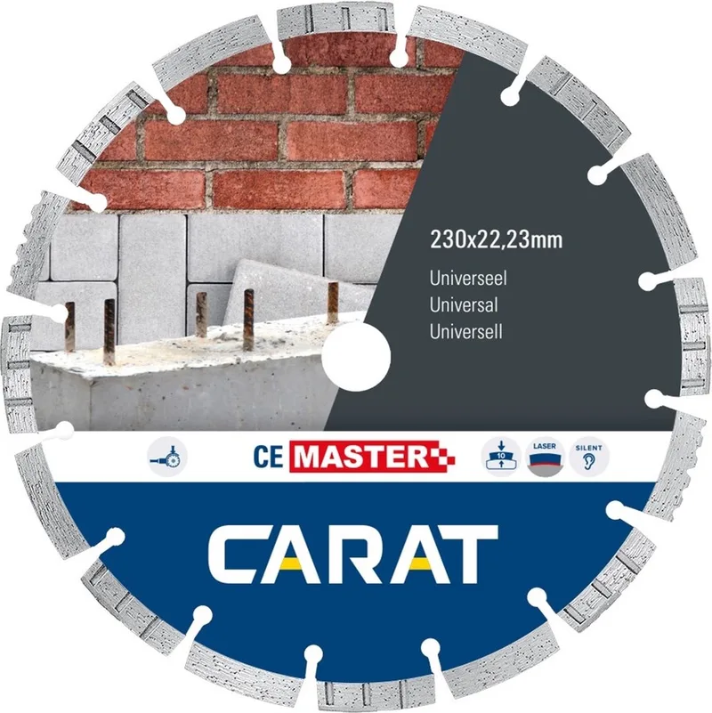 CE MASTER Diamantschijf universeel 115x22,23mm - CEM1153000 van Carat – productafbeelding