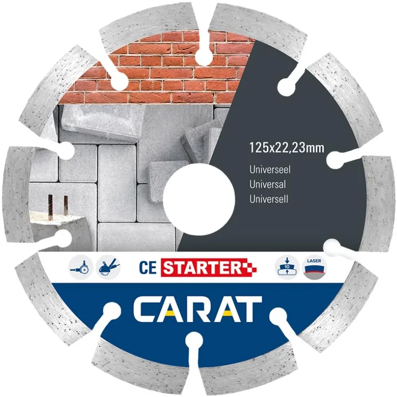 CE STARTER Diamantschijf universeel 125x22,23mm - CES1253000 by Carat – product image
