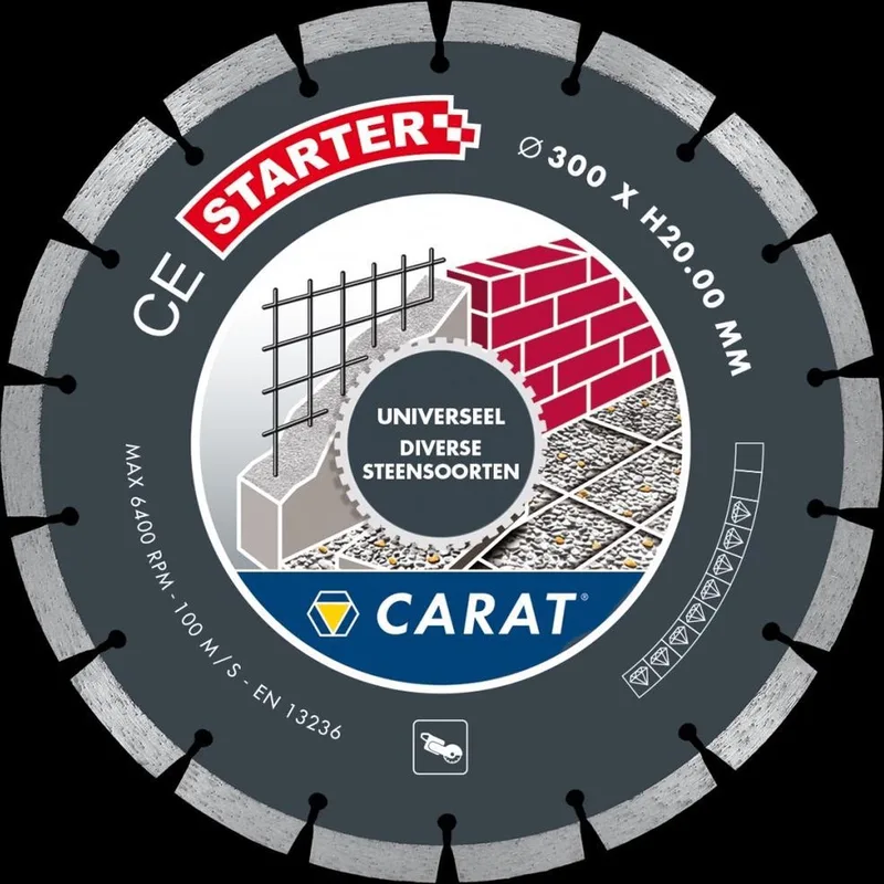 CEE3502015 CEE Economy Diamantdoorslijpschijf - 350 x 20mm - universeel van Carat – productafbeelding