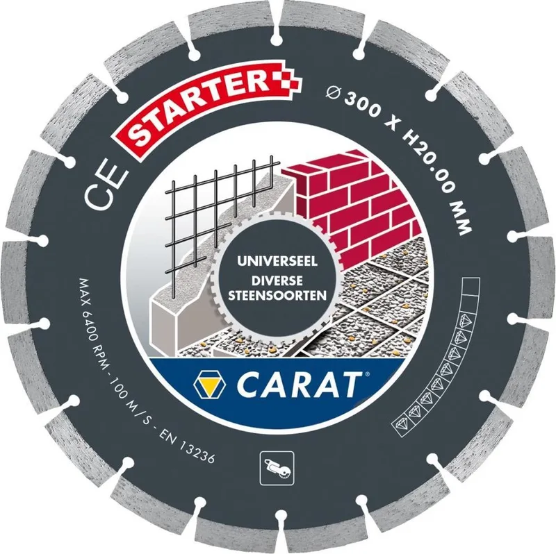 CES1509000 Diamantzaagblad voor droogzagen - 150 x 22,23mm - Universeel von Carat – Produktbild