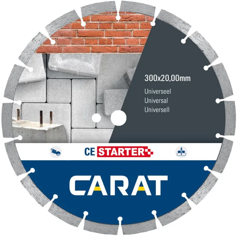 CES3002000 Diamantzaagblad voor droogzagen - 300 x 20mm - Universeel de Carat – image du produit