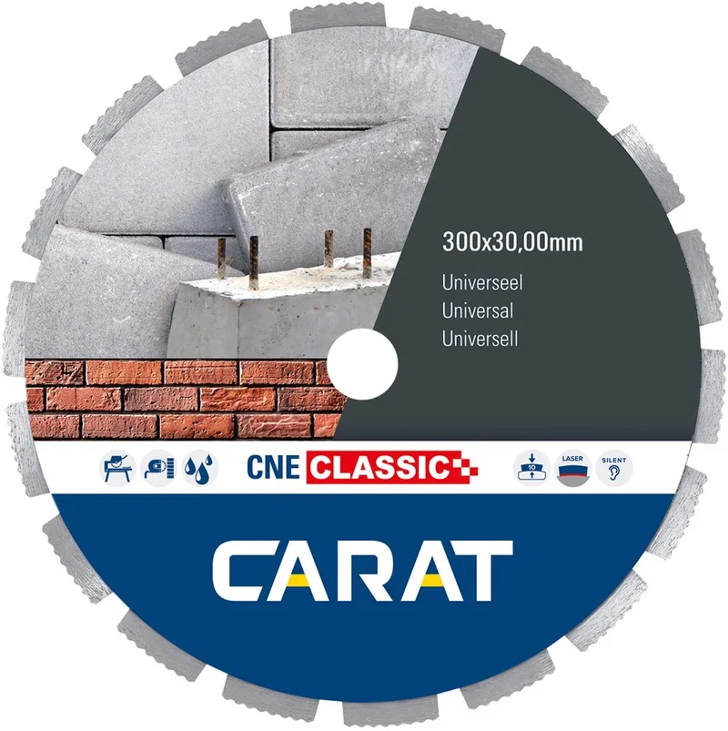 CNEC300500 Diamantzaagblad voor natzagen - 300 x 30mm - Beton de Carat – image du produit
