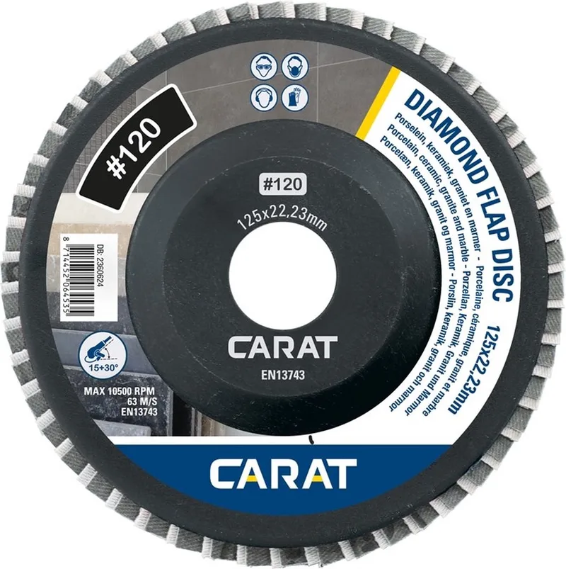 Diamant Lamellenschijf Ø125mm #120 - EFD1200000 de Carat – image du produit