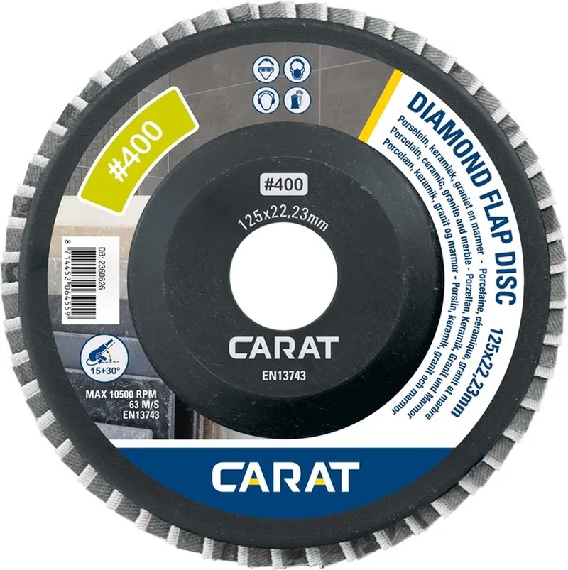 Diamant Lamellenschijf Ø125mm #400 - EFD4000000 fra Carat – produktbillede
