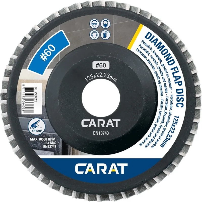 Diamant Lamellenschijf Ø125mm #60 - EFD0600000 de Carat – image du produit