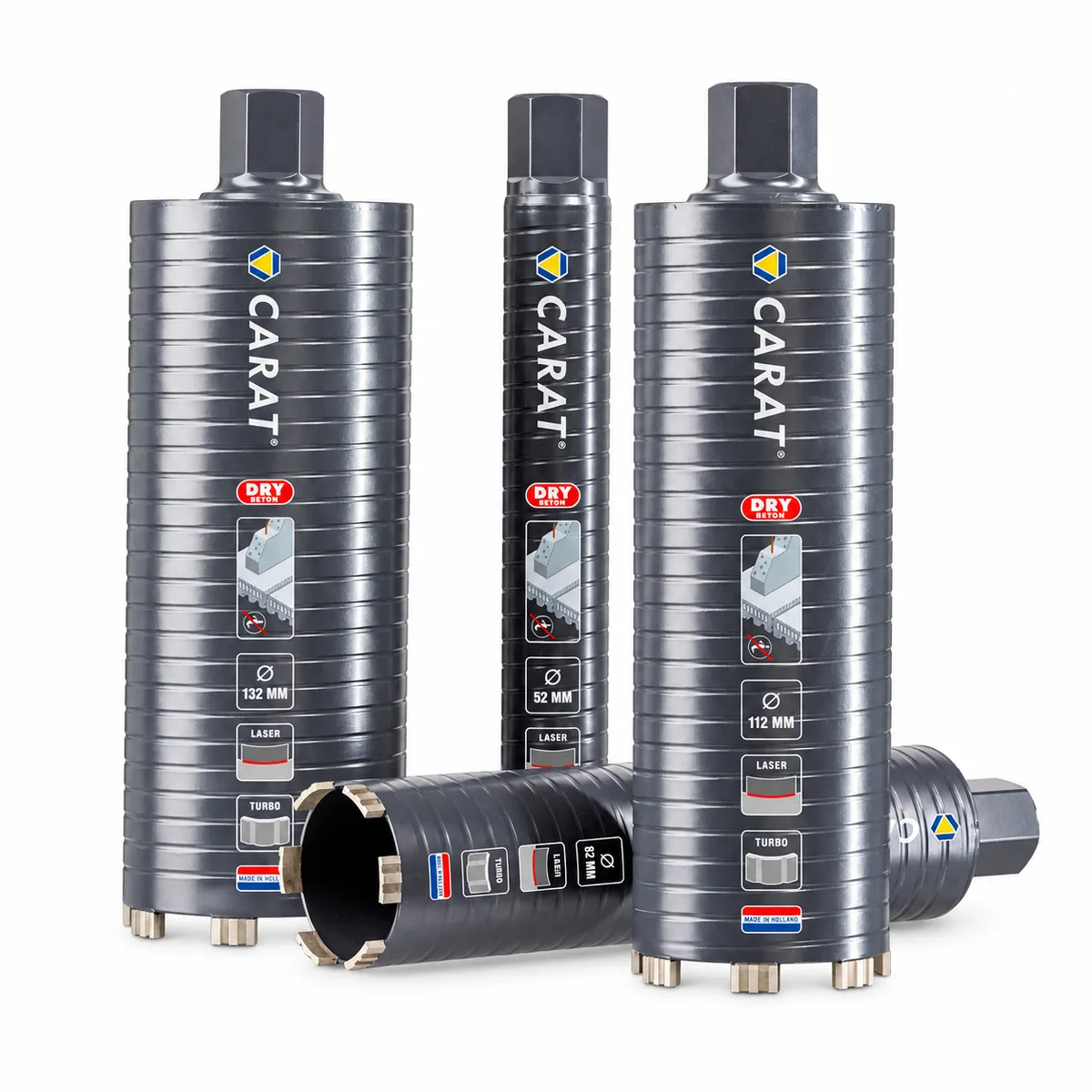 Diamantboor laser beton dry Ø 202 mm, lengte 300 mm, 5/4"UNC - ED20230020 de Carat – image du produit