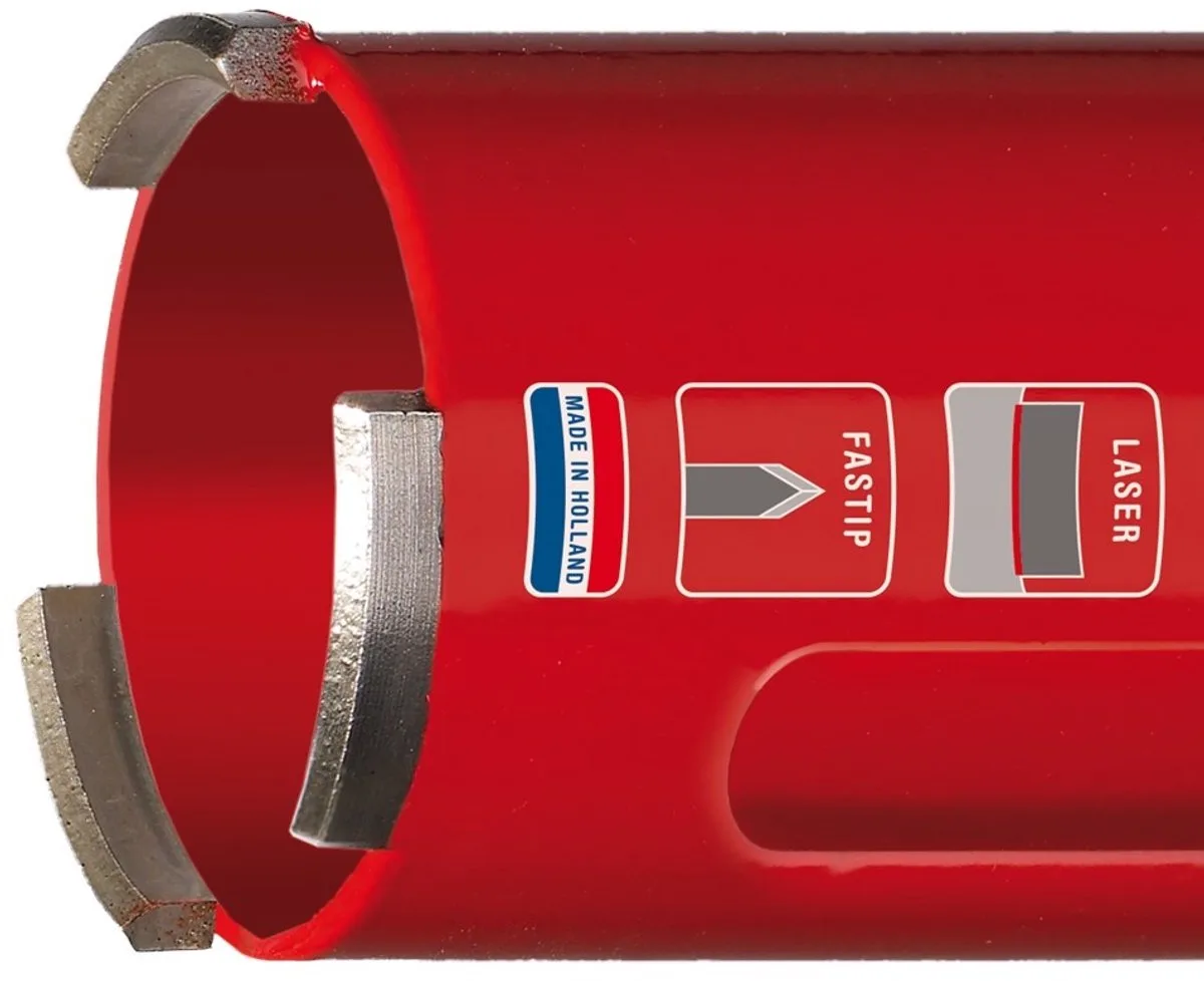 Diamantboor Ø 112 mm, lengte 150 mm, M16, 5 segmenten - HTE1121504 van Carat – productafbeelding