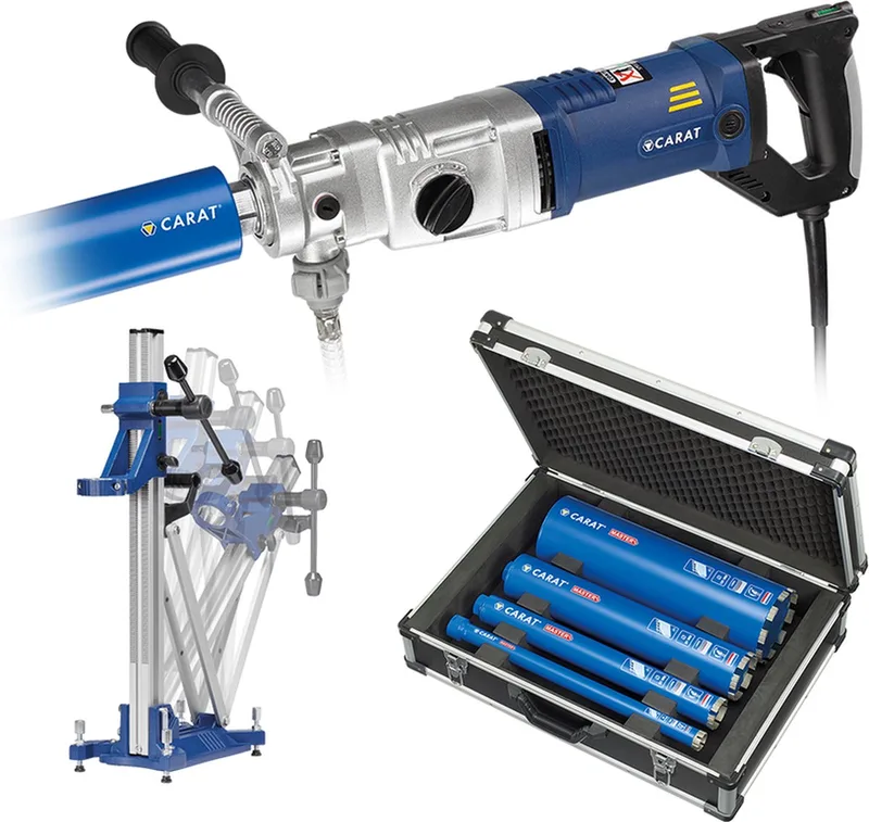 Diamantboormachine boorset A-2031 + Master boren + Boorstatief S-1803X de Carat – image du produit