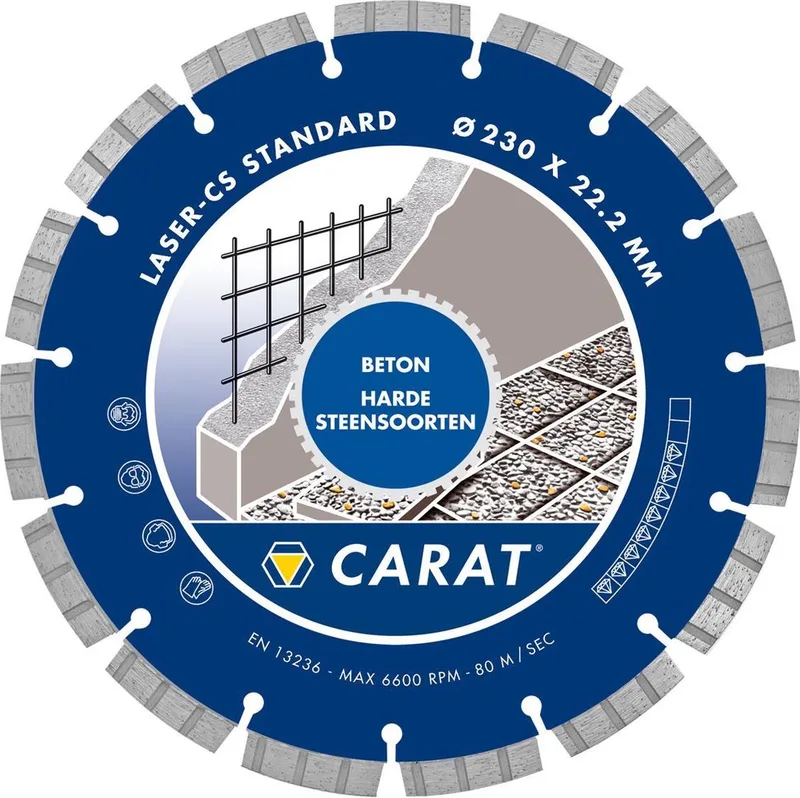 Diamantzaagblad - Beton 150 mm de Carat – image du produit