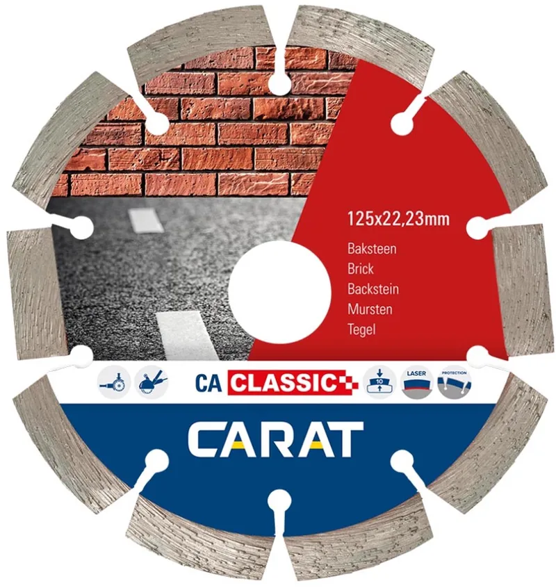 Diamantzaagblad - Tegels 115 mm van Carat – productafbeelding