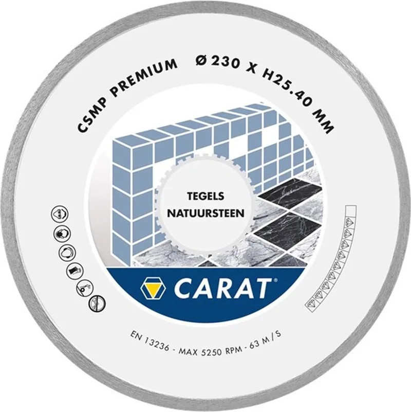 Diamantzaagblad - Tegels 230 mm by Carat – product image