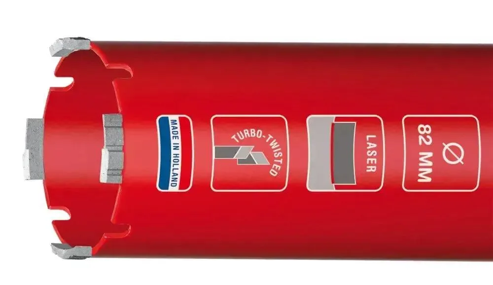 Ø62 x 340mm M16 DUSTEC® Droogboor - HTL0623404 de Carat – image du produit