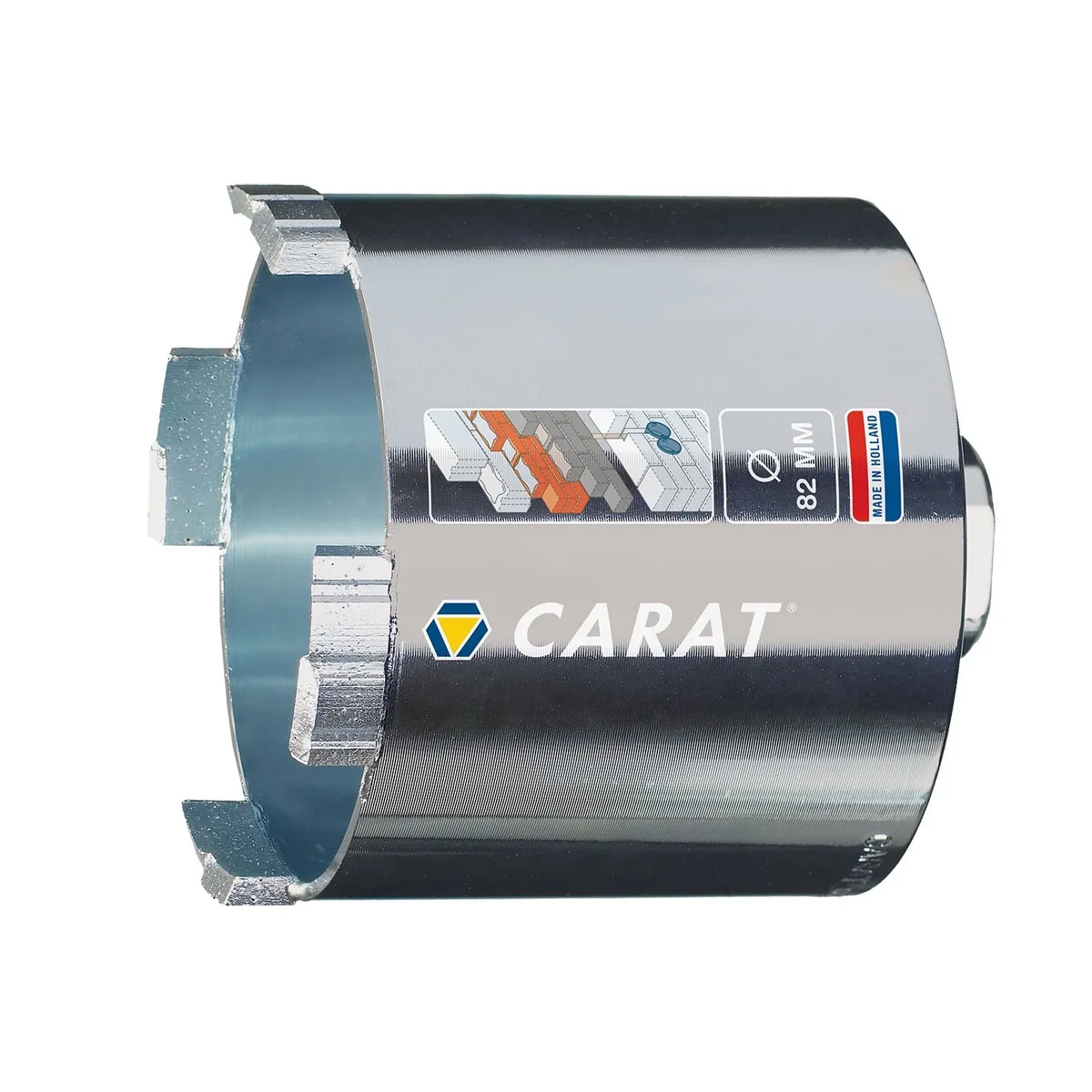 Ø82 x 60mm M16 DUSTEC® PREMIUM Dozenboor - HTS082604P van Carat – productafbeelding