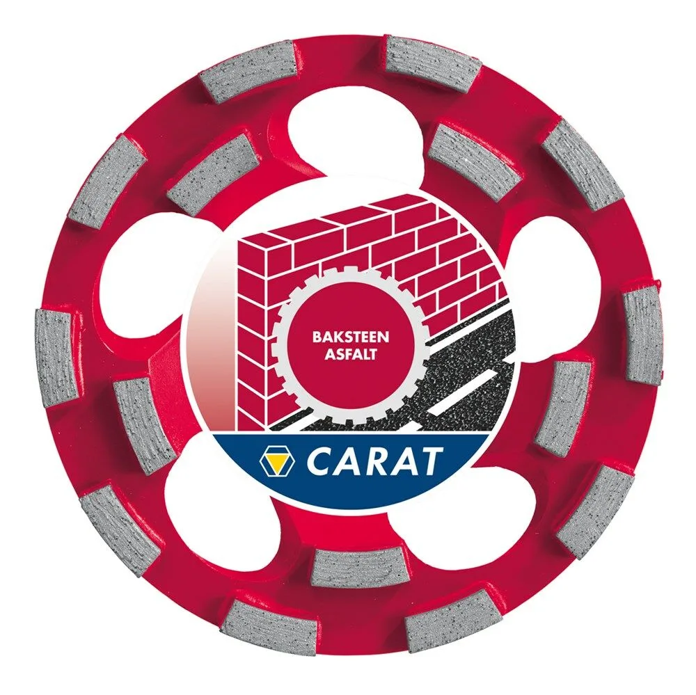 SLIJPKOP DUSTEC 125X 22.2 BAKS van Carat – productafbeelding