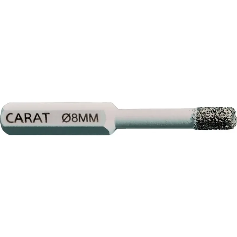 Tegelboor 8mm Droog - HEX - Diamantboor tegels van Carat, Wit – productafbeelding 2 van 2