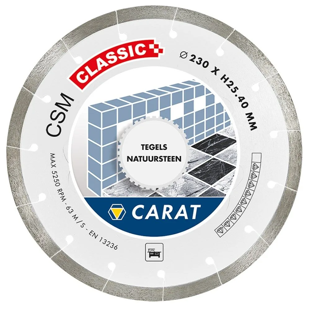 TEGELZ.BL. 250X25.4 CSMC250400 från Carat – produktbild