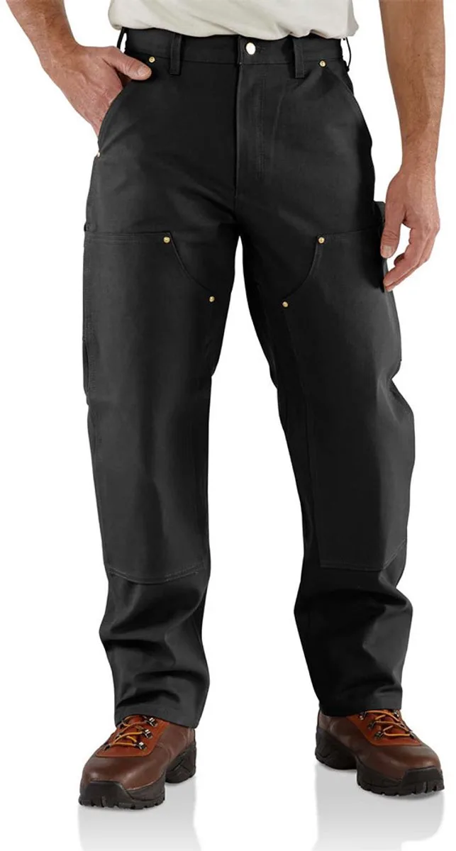 B01 Double-Front Utility Work Pant 106679 van Carhartt, Zwart – productafbeelding