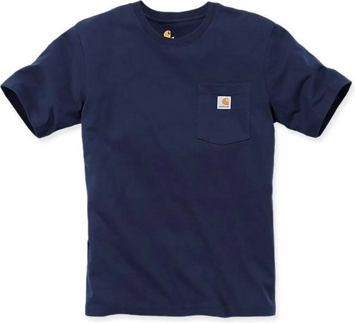 Carhartt 103296 Workwear Pocket T-Shirt - Relaxed Fit - Navy fra Carhartt, Sort, L – produktbillede