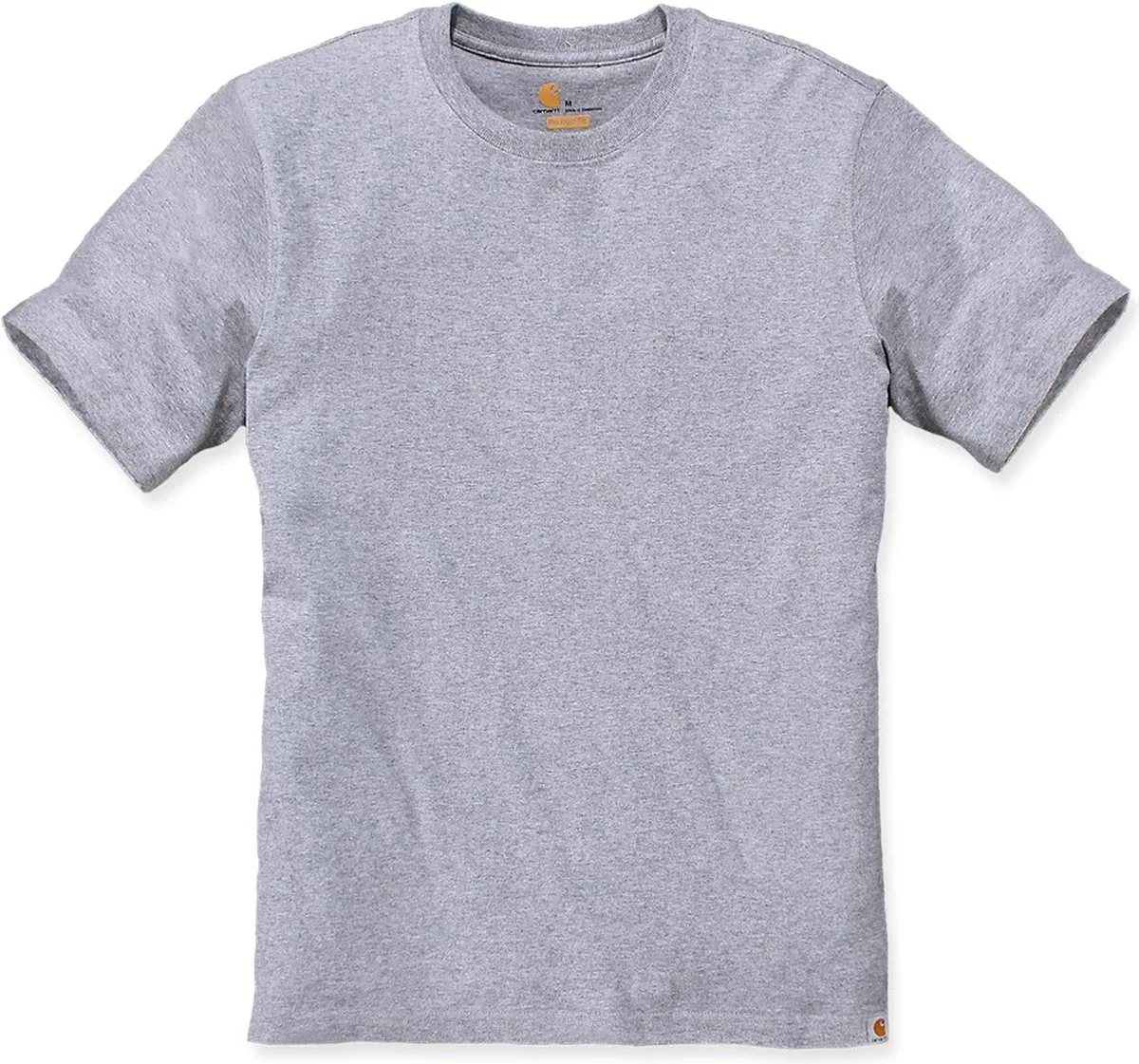 Carhartt 104264 Workwear Solid T-Shirt - Relaxed Fit - Heather Grey van Carhartt, Heather grey, XL – productafbeelding