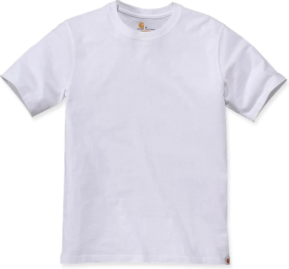Carhartt 104264 Workwear Solid T-Shirt - Relaxed Fit - White van Carhartt, Wit, XL – productafbeelding